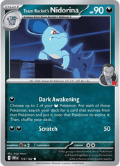 Team Rocket's Nidorina - 115/182 - Common - Reverse Holo